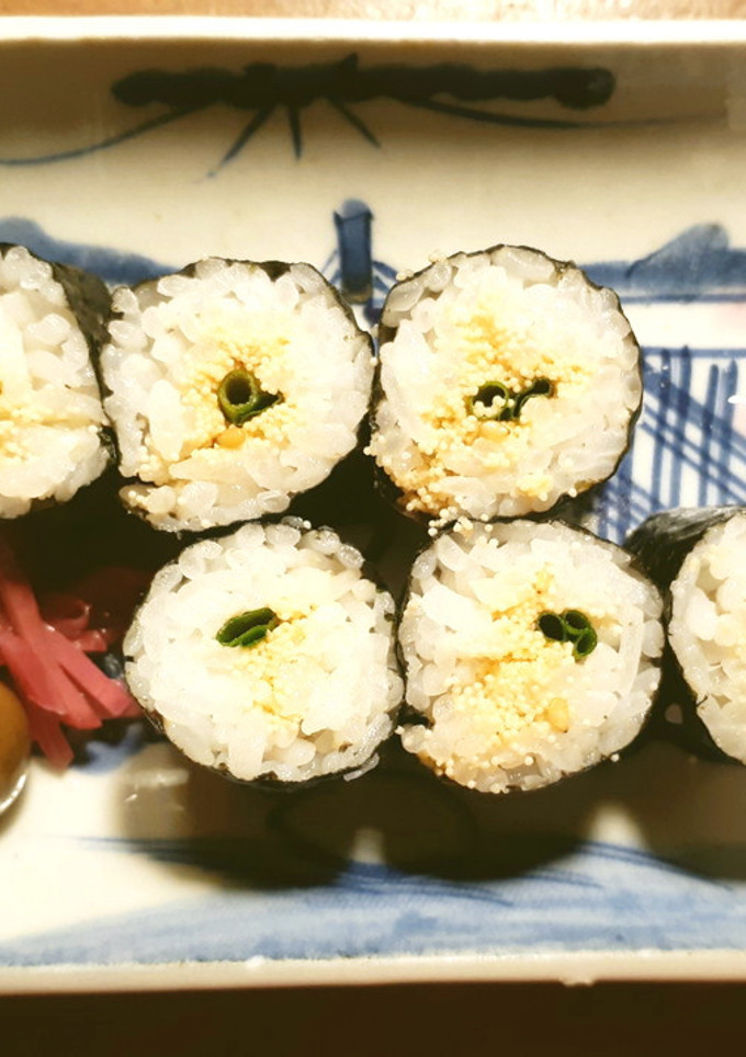 たらこと浅葱の細巻き　あて巻き-レシピのメイン写真