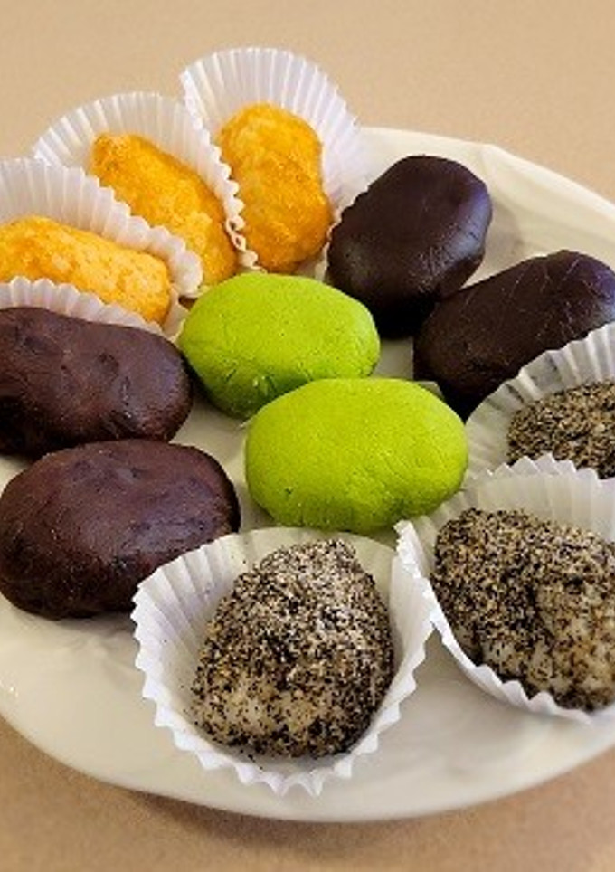 おはぎ(ぼたもち)5種-レシピのメイン写真