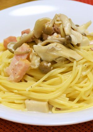 濃厚クリーミー♪きのこのクリームパスタ-レシピのメイン写真