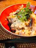 秋さんまの簡単炊き込みご飯（ひつまぶし）