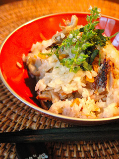 秋さんまの簡単炊き込みご飯(ひつまぶし)-レシピのメイン写真
