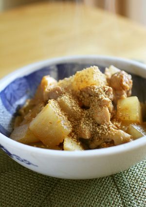 鶏大根☆味噌コチュジャン煮(あっさりめ)-レシピのメイン写真