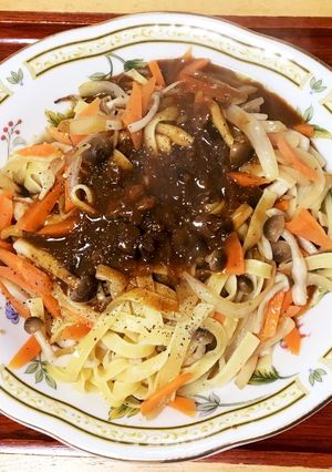 レトルトカレーで簡単パスタ-レシピのメイン写真