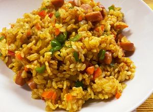 残りご飯とカレー粉で絶品簡単カレーピラフ-レシピのメイン写真