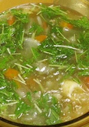 【保育園の給食】きりたんぽ汁-レシピのメイン写真
