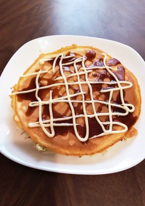 コストコパンケーキミックスでお好み焼き-レシピのメイン写真