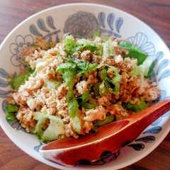 A picture of オートミール＆高野豆腐で簡単鮭チャーハン.