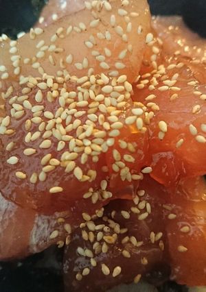 びんちょうまぐろの旨トロ甘辛漬け丼-レシピのメイン写真