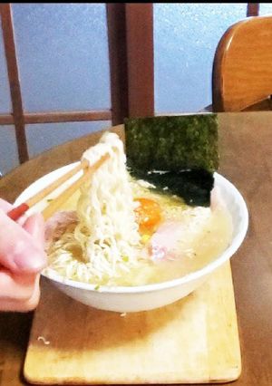 九州とんこつ塩バターラーメン-レシピのメイン写真