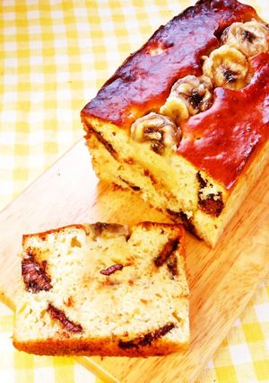 ☺ＨＭで簡単スイーツ♪チョコバナナケーキ-レシピのメイン写真