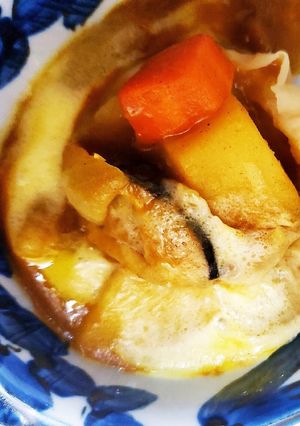 へそ大根残り物カレーのグラタン-レシピのメイン写真