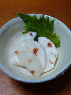 お正月用「菊芋の梅肉和え」-レシピのメイン写真
