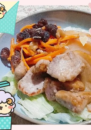 豚肉のソテー 甘酸っぱりんご添え-レシピのメイン写真