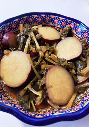大根葉とさつまいもの煮物-レシピのメイン写真