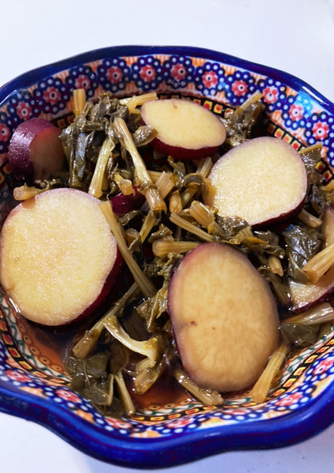 大根葉とさつまいもの煮物-レシピのメイン写真