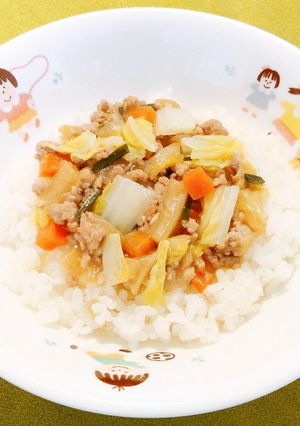 保育園給食★マーボー白菜丼-レシピのメイン写真