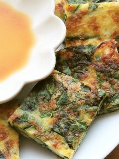 小麦粉不使用!ほうれん草沢山チヂミ!-レシピのメイン写真