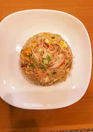 シンプル!カニカマチャーハン!-レシピのメイン写真