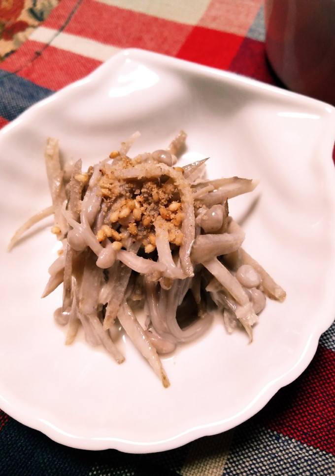 ごぼうとえのきの胡麻Pマヨ和え-レシピのメイン写真