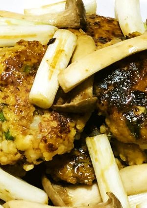 ヘルシー!はんぺんつくねバーグ-レシピのメイン写真