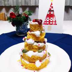 รูปของ キャロットケーキ★クリスマスツリー仕立て