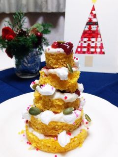キャロットケーキ★クリスマスツリー仕立て-レシピのメイン写真