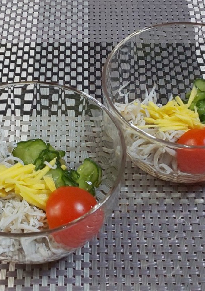 しらすときゅうりの酢の物★三杯酢の作り方-レシピのメイン写真
