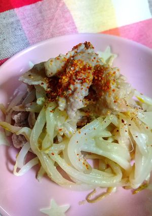 豚肉ともやしの味噌マヨ炒め-レシピのメイン写真