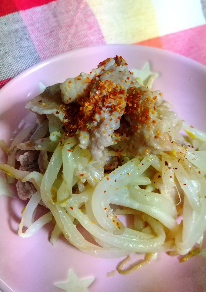 豚肉ともやしの味噌マヨ炒め-レシピのメイン写真