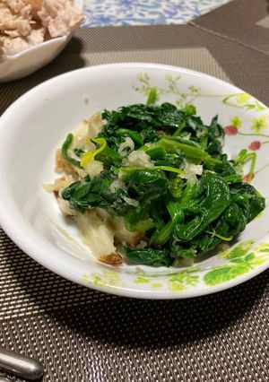 ほうれん草とちくわのおろし和え-レシピのメイン写真