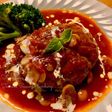 ふわふわ♬トマトソースの煮込みハンバーグ