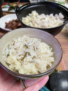 固形燃料消費シラスと塩昆布の炊き込みご飯-レシピのメイン写真