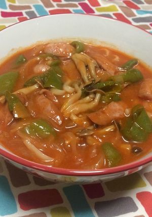 超簡単☆濃厚!こってりナポリタンうどん♫-レシピのメイン写真