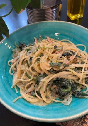 おかんレシピ𓀤𓀣レモンクリームパスタ-レシピのメイン写真