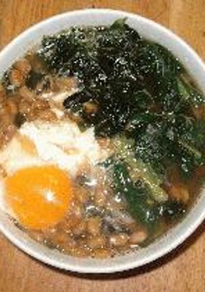 月見納豆そば-レシピのメイン写真