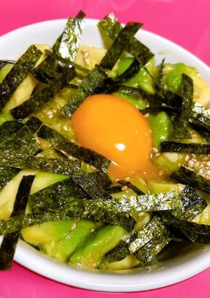 アボカドのポン酢ダレ漬け丼-レシピのメイン写真
