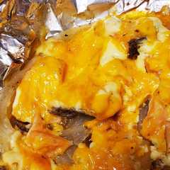 รูปของ 鮭のマヨチーズホイル焼き