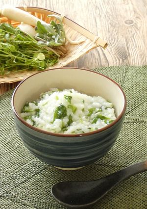 炊飯器★ごま油香る七草がゆ-レシピのメイン写真