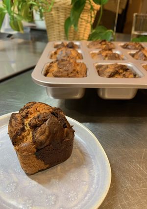 グルテンフリー版マーブルパウンドケーキ-レシピのメイン写真