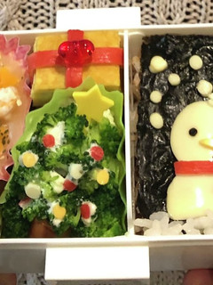 12月のキャラ弁☆雪だるま-レシピのメイン写真