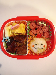 簡単!年少さんの幼稚園にこバーグ弁当♡-レシピのメイン写真