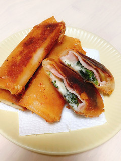 ブロッコリーとベーコンチーズの焼き春巻き-レシピのメイン写真