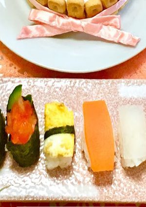 お誕生日に☆簡単離乳食お寿司-レシピのメイン写真