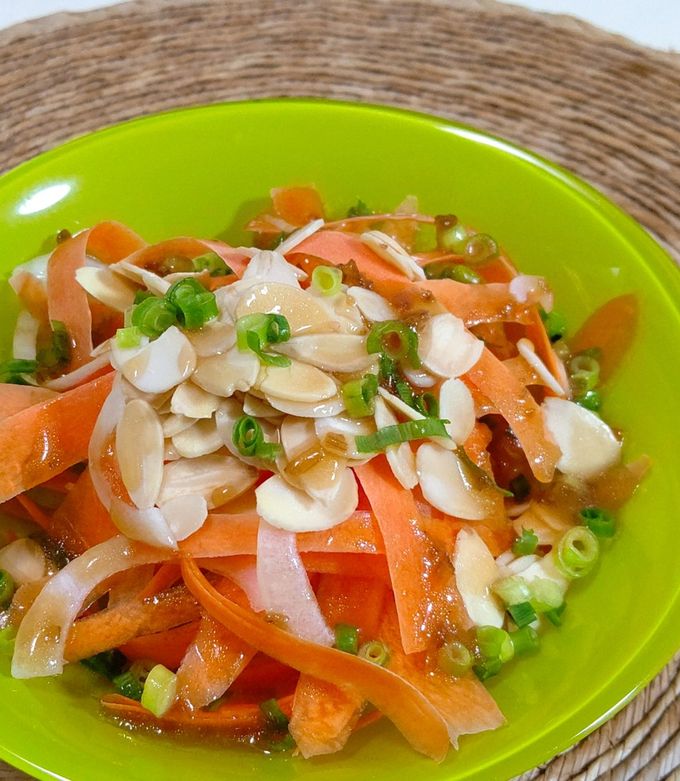 クック 人参とアーモンドのサラダ by スカイチェリー 【クックパッド】 簡単