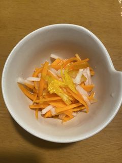 (おせち)ゆずなます-レシピのメイン写真
