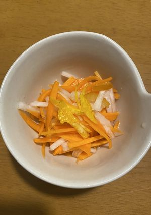 (おせち)ゆずなます-レシピのメイン写真