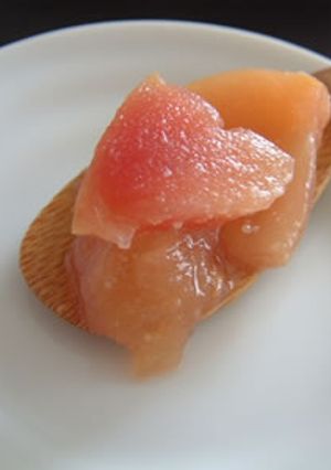 レンジで作るりんごの簡単コンポート-レシピのメイン写真