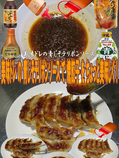 美味ドレの青じそテリポンソースで焼餃子!-レシピのメイン写真