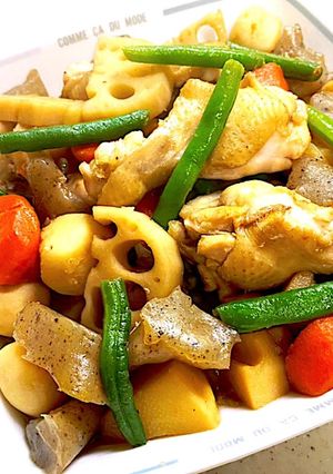 簡単！冷凍野菜で　筑前煮　作り置きにも-レシピのメイン写真