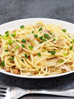 フライパン1つ!納豆とツナの和風パスタ-レシピのメイン写真